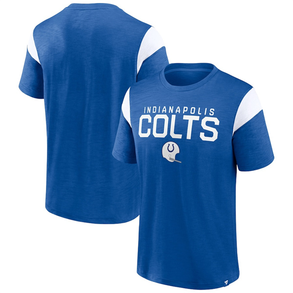 Men's Indianapolis Colts Royal/White Home Stretch Team T-Shirt
